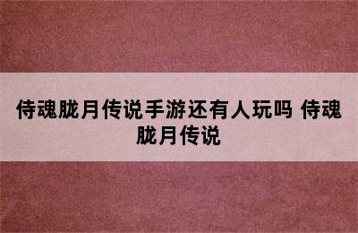 侍魂胧月传说手游还有人玩吗 侍魂胧月传说